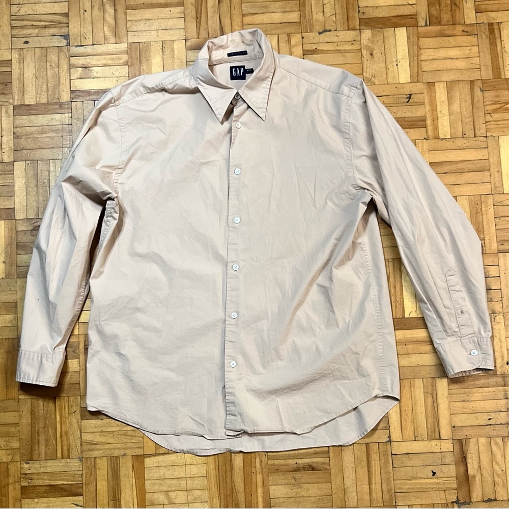 GAP Men's Light Tan Casual Shirt